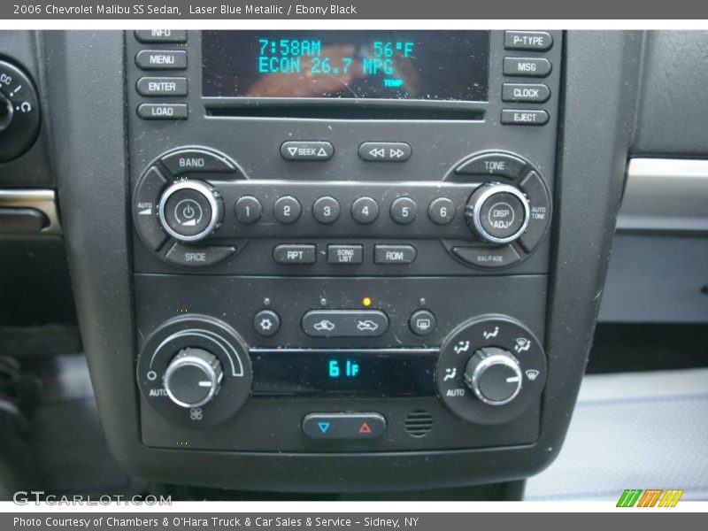 Laser Blue Metallic / Ebony Black 2006 Chevrolet Malibu SS Sedan