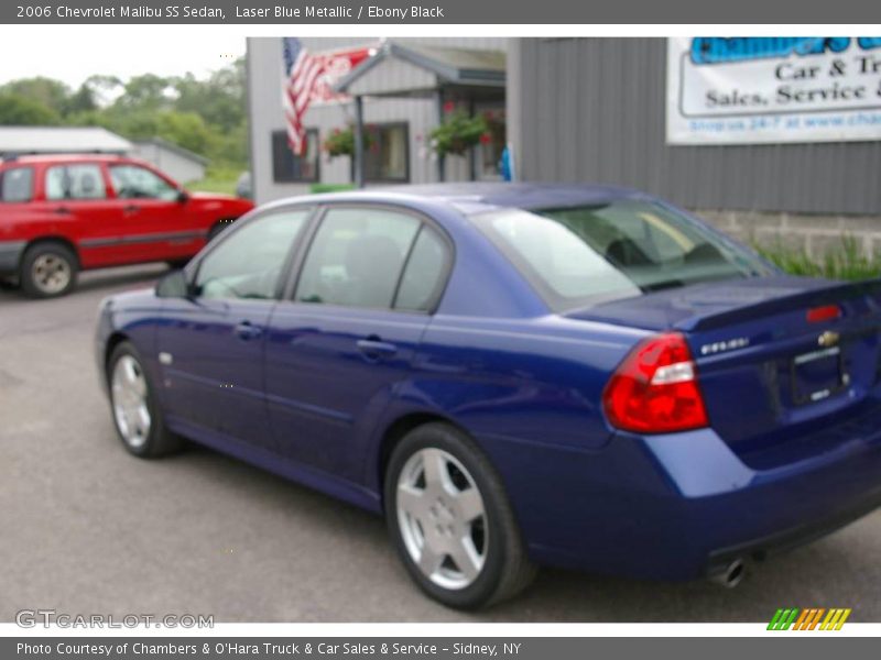 Laser Blue Metallic / Ebony Black 2006 Chevrolet Malibu SS Sedan