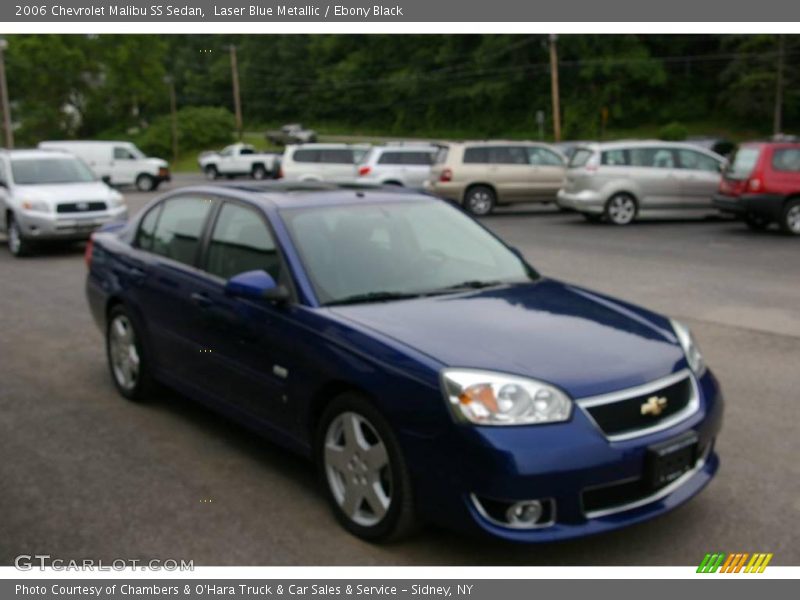 Laser Blue Metallic / Ebony Black 2006 Chevrolet Malibu SS Sedan