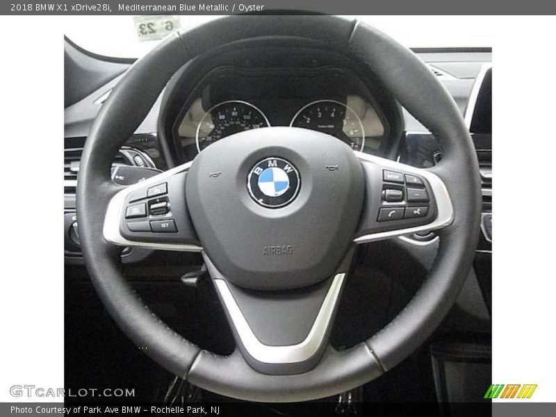 Mediterranean Blue Metallic / Oyster 2018 BMW X1 xDrive28i