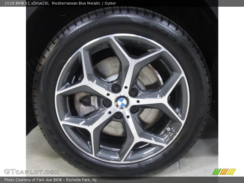 Mediterranean Blue Metallic / Oyster 2018 BMW X1 xDrive28i