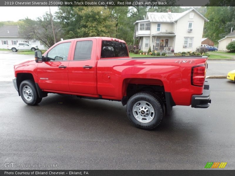 Red Hot / Dark Ash/Jet Black 2019 Chevrolet Silverado 2500HD Work Truck Double Cab 4WD