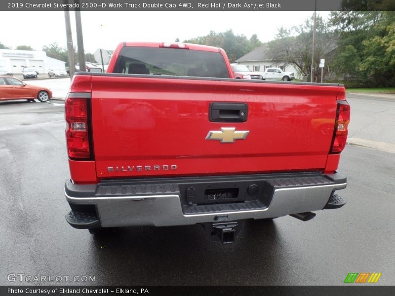 Red Hot / Dark Ash/Jet Black 2019 Chevrolet Silverado 2500HD Work Truck Double Cab 4WD