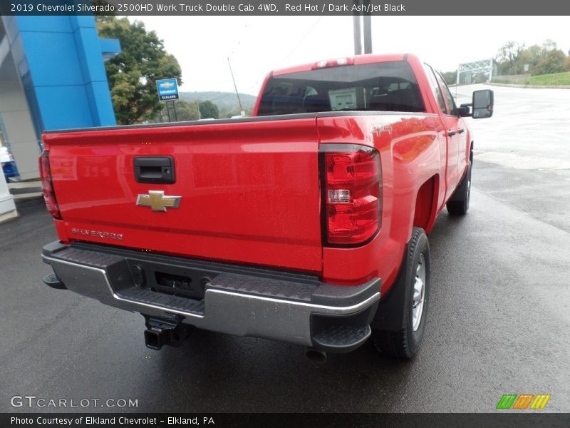 Red Hot / Dark Ash/Jet Black 2019 Chevrolet Silverado 2500HD Work Truck Double Cab 4WD