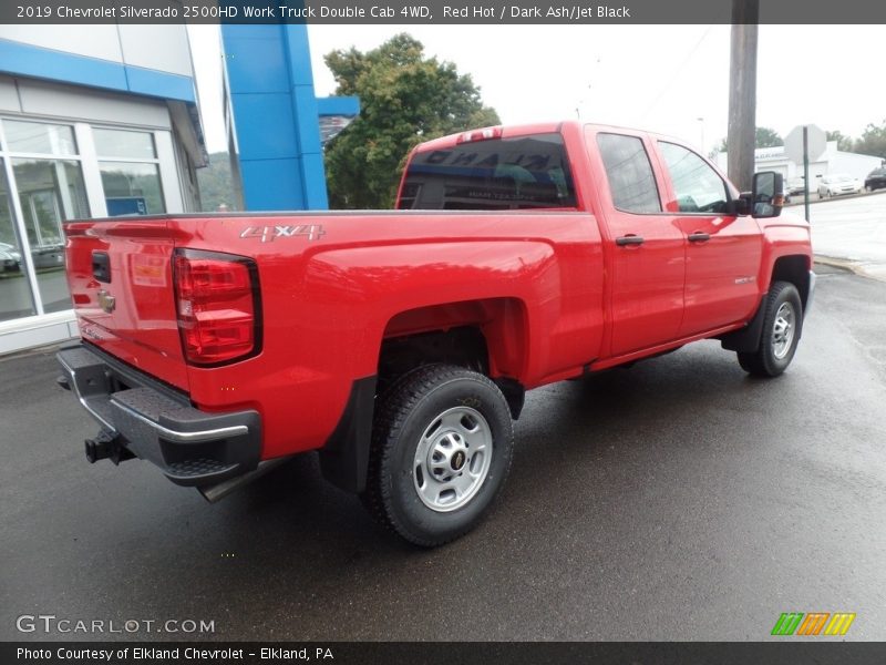 Red Hot / Dark Ash/Jet Black 2019 Chevrolet Silverado 2500HD Work Truck Double Cab 4WD