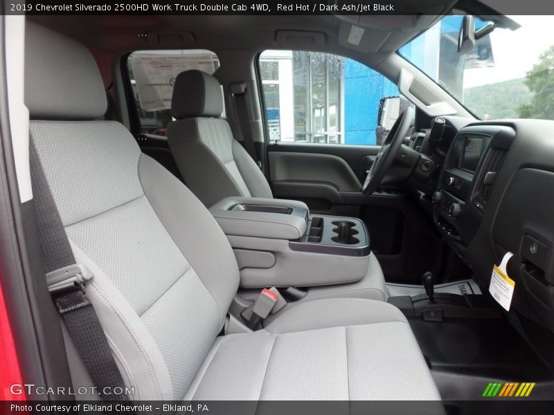 Red Hot / Dark Ash/Jet Black 2019 Chevrolet Silverado 2500HD Work Truck Double Cab 4WD