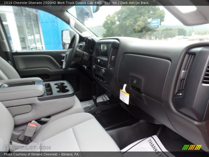 Red Hot / Dark Ash/Jet Black 2019 Chevrolet Silverado 2500HD Work Truck Double Cab 4WD