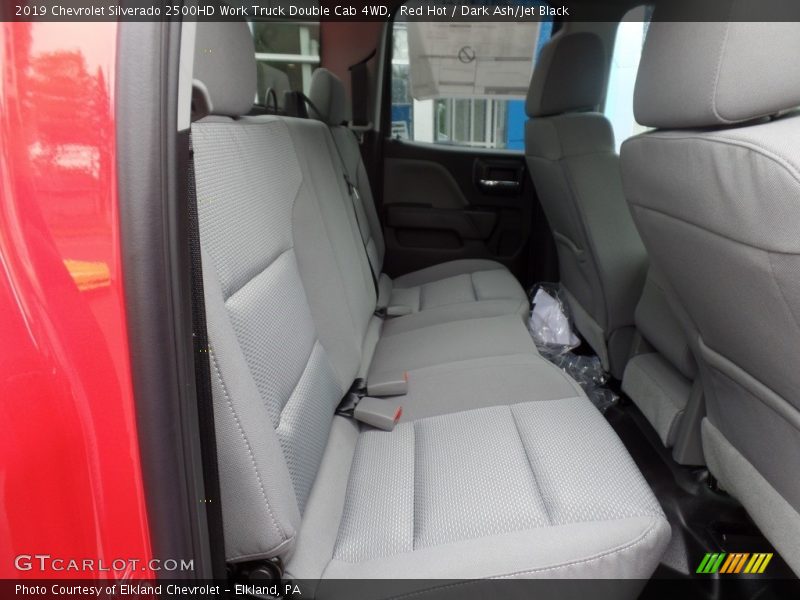 Red Hot / Dark Ash/Jet Black 2019 Chevrolet Silverado 2500HD Work Truck Double Cab 4WD