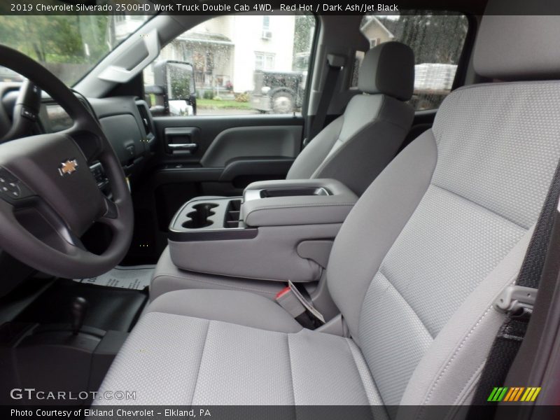 Red Hot / Dark Ash/Jet Black 2019 Chevrolet Silverado 2500HD Work Truck Double Cab 4WD