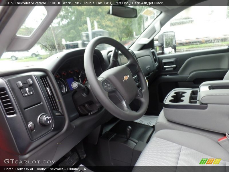 Red Hot / Dark Ash/Jet Black 2019 Chevrolet Silverado 2500HD Work Truck Double Cab 4WD