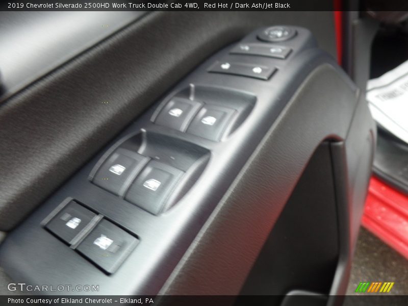 Red Hot / Dark Ash/Jet Black 2019 Chevrolet Silverado 2500HD Work Truck Double Cab 4WD