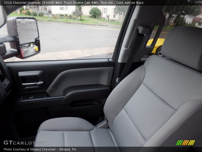 Red Hot / Dark Ash/Jet Black 2019 Chevrolet Silverado 2500HD Work Truck Double Cab 4WD