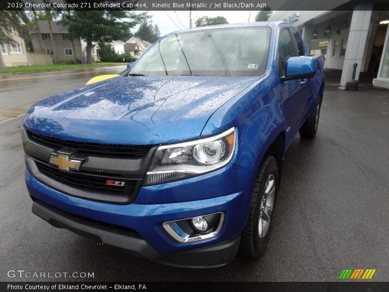Kinetic Blue Metallic / Jet Black/Dark Ash 2019 Chevrolet Colorado Z71 Extended Cab 4x4