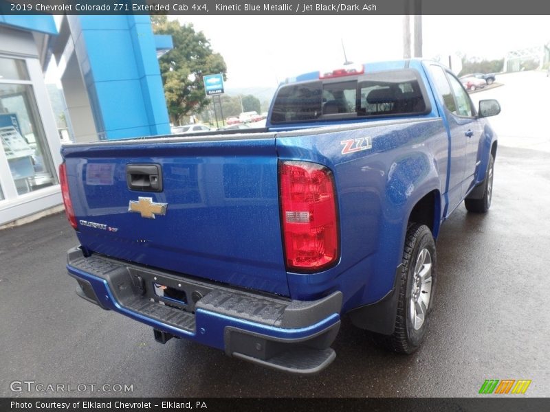 Kinetic Blue Metallic / Jet Black/Dark Ash 2019 Chevrolet Colorado Z71 Extended Cab 4x4