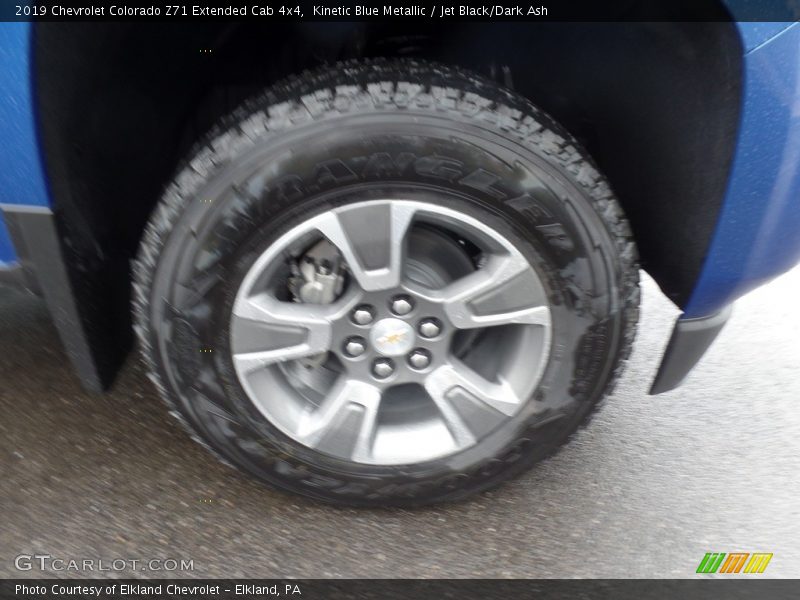 Kinetic Blue Metallic / Jet Black/Dark Ash 2019 Chevrolet Colorado Z71 Extended Cab 4x4