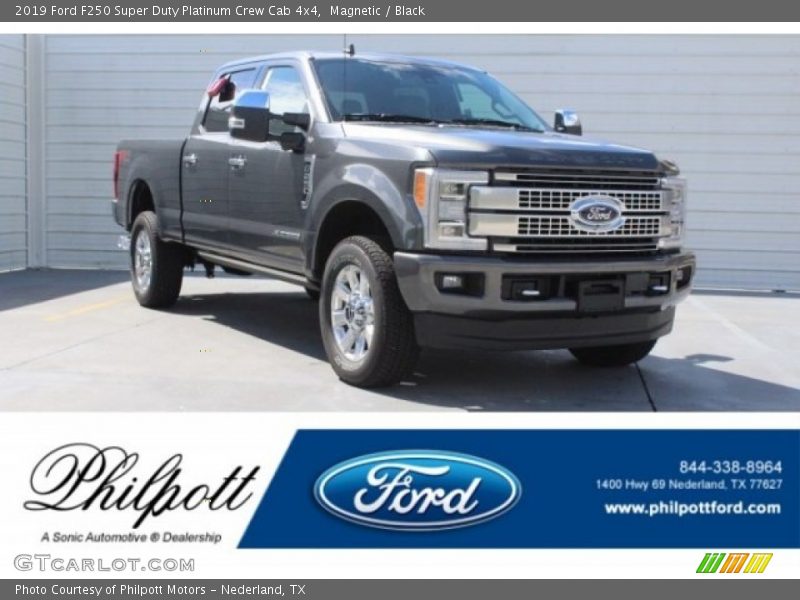 Magnetic / Black 2019 Ford F250 Super Duty Platinum Crew Cab 4x4