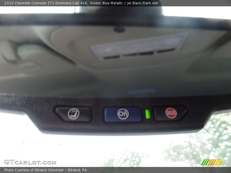 Kinetic Blue Metallic / Jet Black/Dark Ash 2019 Chevrolet Colorado Z71 Extended Cab 4x4