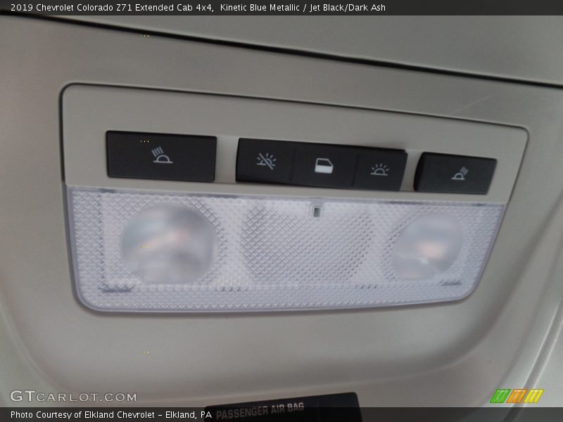 Kinetic Blue Metallic / Jet Black/Dark Ash 2019 Chevrolet Colorado Z71 Extended Cab 4x4