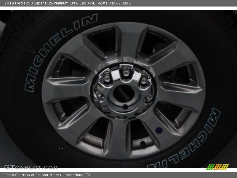 Agate Black / Black 2019 Ford F250 Super Duty Platinum Crew Cab 4x4