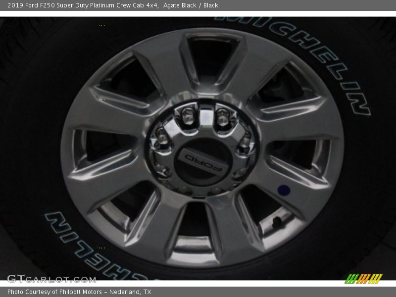 Agate Black / Black 2019 Ford F250 Super Duty Platinum Crew Cab 4x4