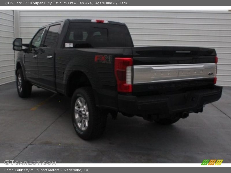 Agate Black / Black 2019 Ford F250 Super Duty Platinum Crew Cab 4x4