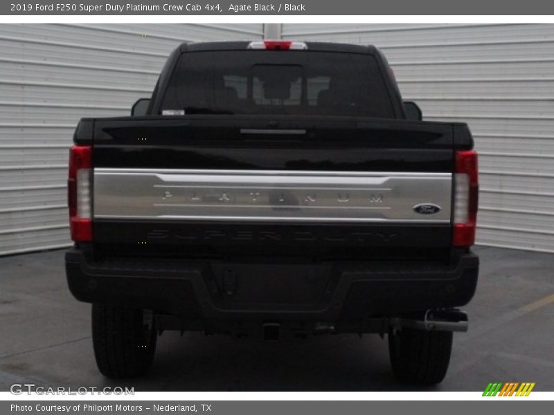Agate Black / Black 2019 Ford F250 Super Duty Platinum Crew Cab 4x4
