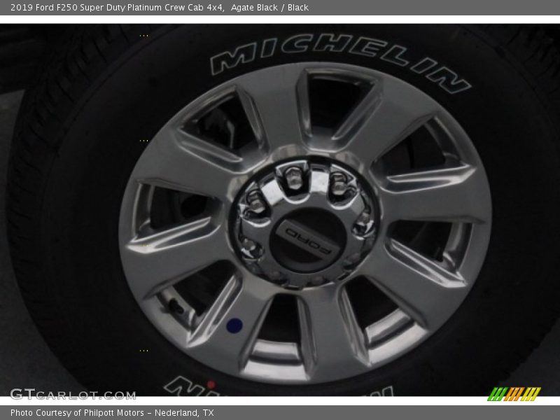 Agate Black / Black 2019 Ford F250 Super Duty Platinum Crew Cab 4x4