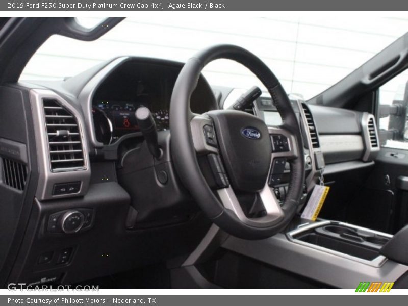Agate Black / Black 2019 Ford F250 Super Duty Platinum Crew Cab 4x4