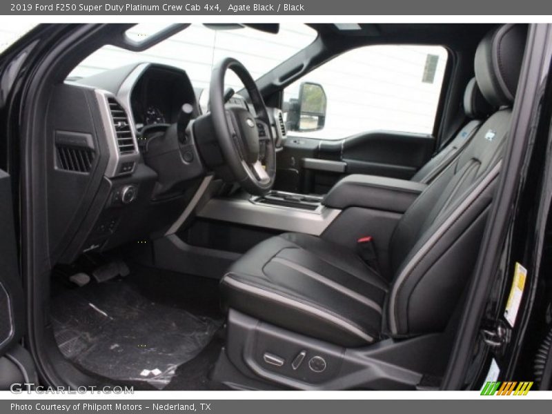 Agate Black / Black 2019 Ford F250 Super Duty Platinum Crew Cab 4x4