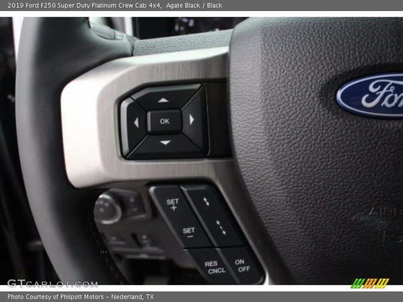 Agate Black / Black 2019 Ford F250 Super Duty Platinum Crew Cab 4x4