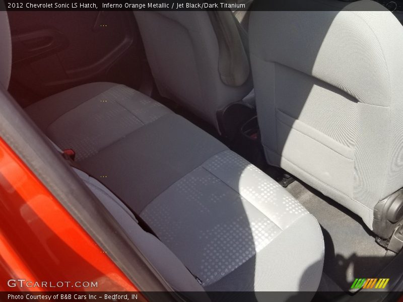 Inferno Orange Metallic / Jet Black/Dark Titanium 2012 Chevrolet Sonic LS Hatch