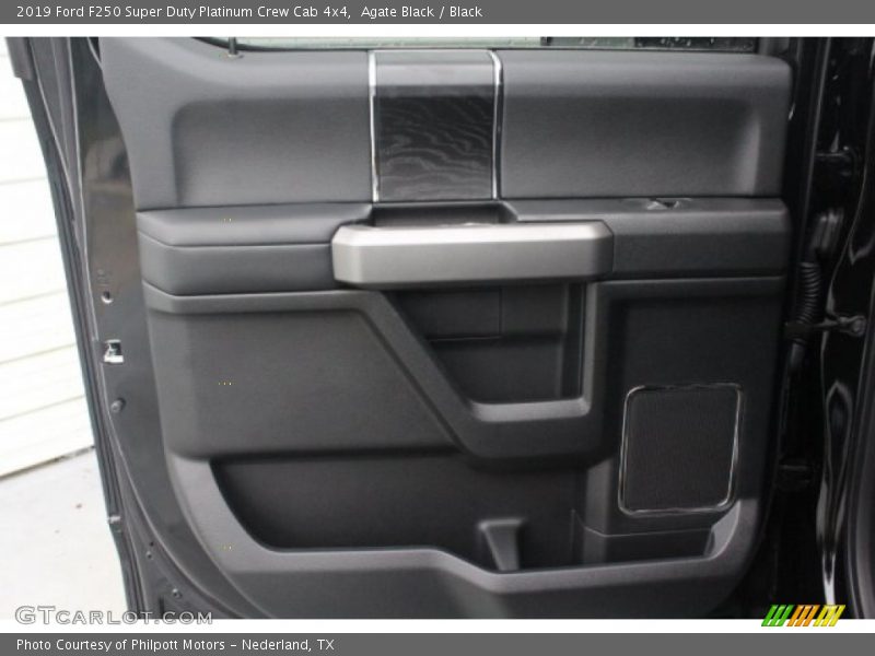 Agate Black / Black 2019 Ford F250 Super Duty Platinum Crew Cab 4x4