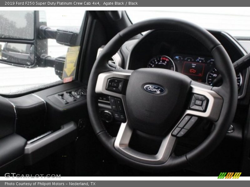 Agate Black / Black 2019 Ford F250 Super Duty Platinum Crew Cab 4x4