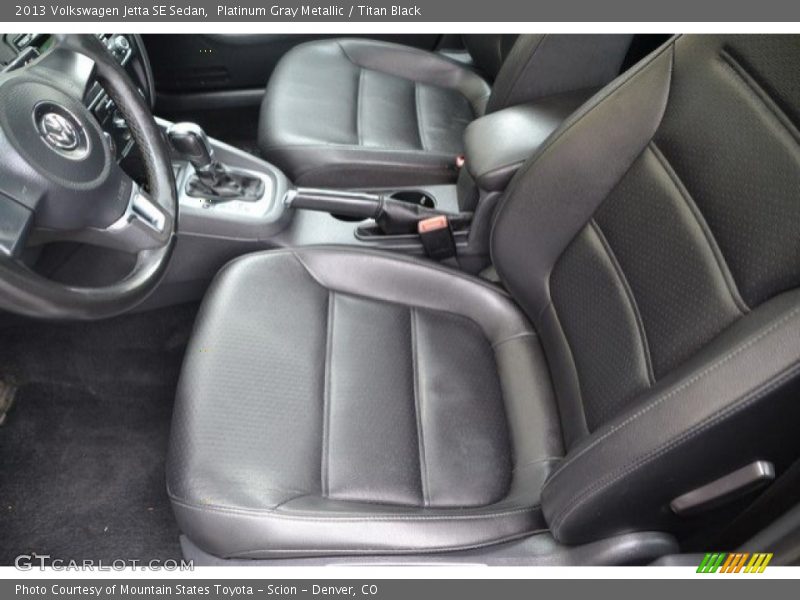 Platinum Gray Metallic / Titan Black 2013 Volkswagen Jetta SE Sedan