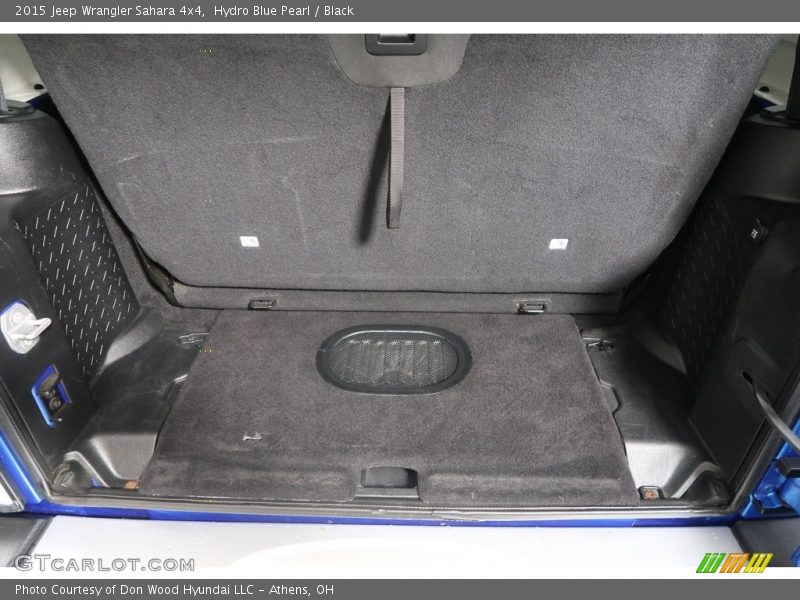 Hydro Blue Pearl / Black 2015 Jeep Wrangler Sahara 4x4