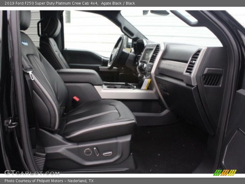 Agate Black / Black 2019 Ford F250 Super Duty Platinum Crew Cab 4x4