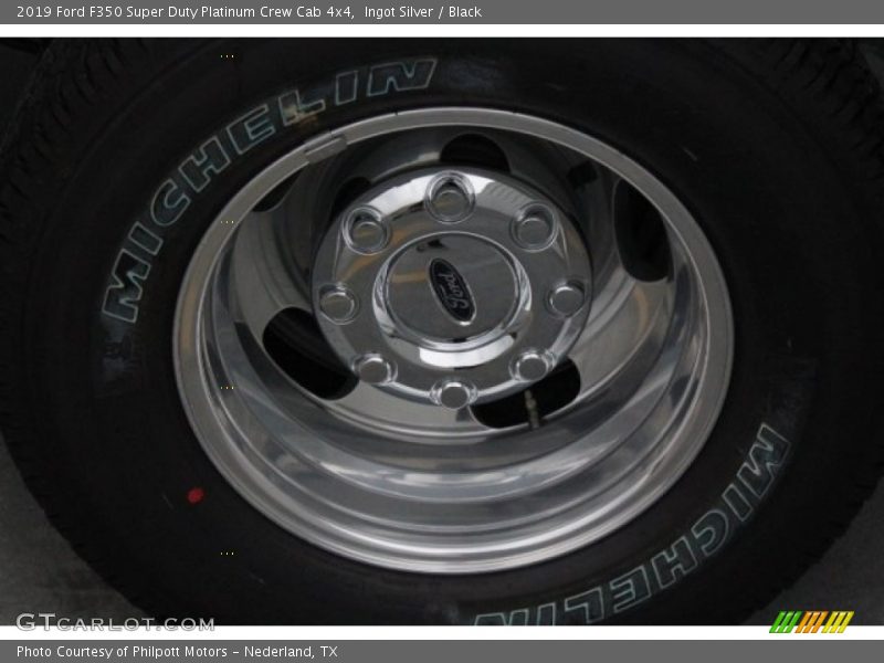 Ingot Silver / Black 2019 Ford F350 Super Duty Platinum Crew Cab 4x4