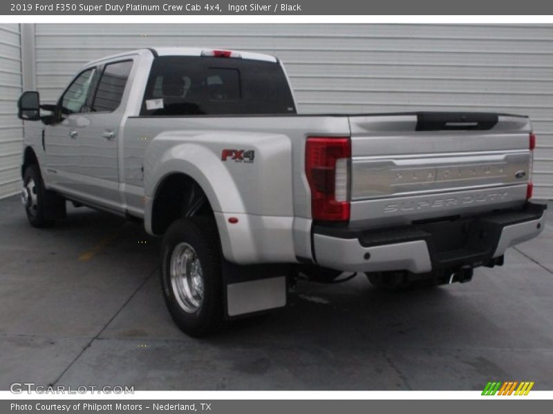 Ingot Silver / Black 2019 Ford F350 Super Duty Platinum Crew Cab 4x4