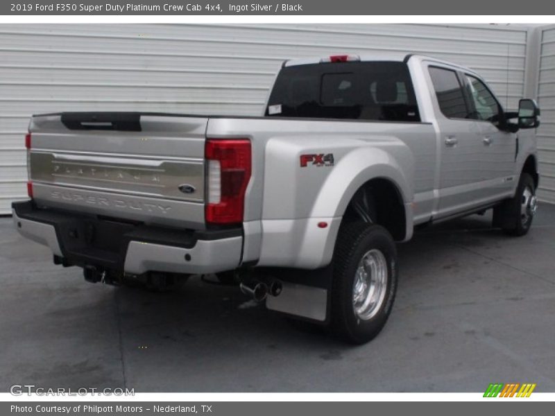 Ingot Silver / Black 2019 Ford F350 Super Duty Platinum Crew Cab 4x4