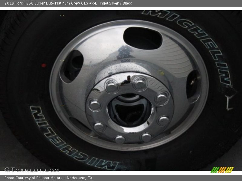 Ingot Silver / Black 2019 Ford F350 Super Duty Platinum Crew Cab 4x4