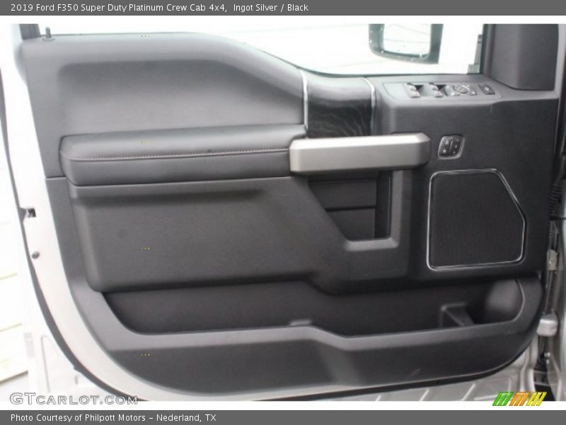 Ingot Silver / Black 2019 Ford F350 Super Duty Platinum Crew Cab 4x4