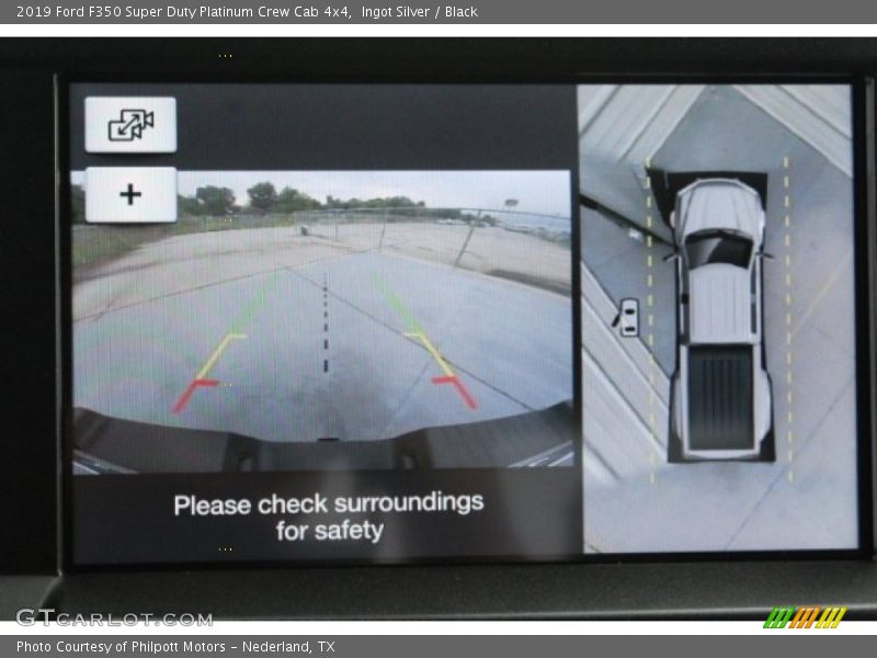 Ingot Silver / Black 2019 Ford F350 Super Duty Platinum Crew Cab 4x4