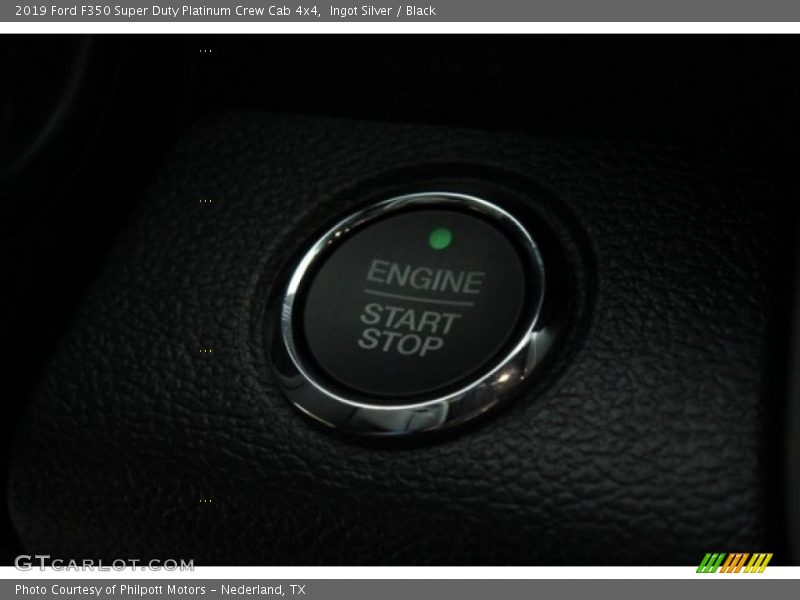 Ingot Silver / Black 2019 Ford F350 Super Duty Platinum Crew Cab 4x4