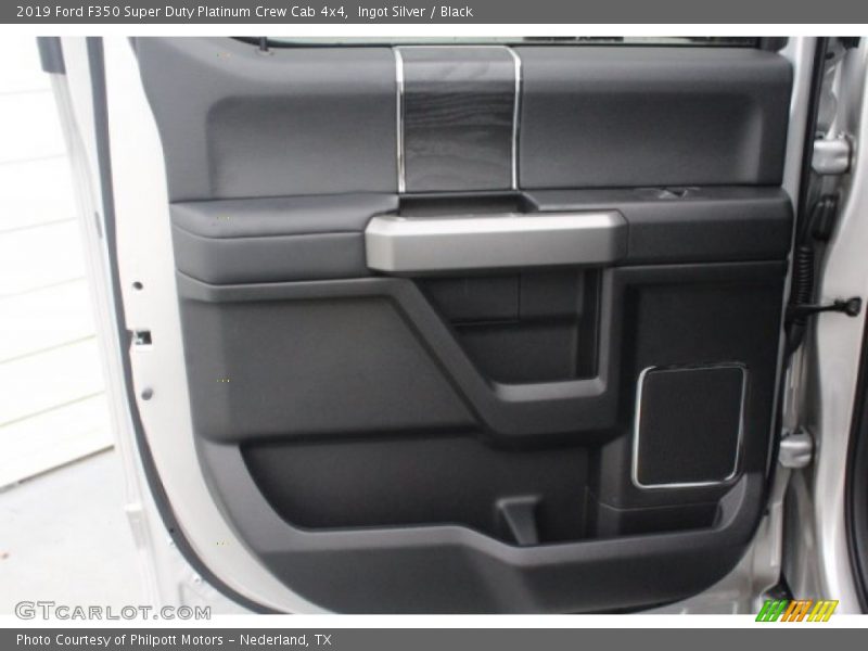 Ingot Silver / Black 2019 Ford F350 Super Duty Platinum Crew Cab 4x4