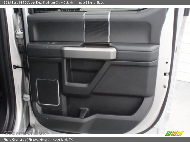 Ingot Silver / Black 2019 Ford F350 Super Duty Platinum Crew Cab 4x4