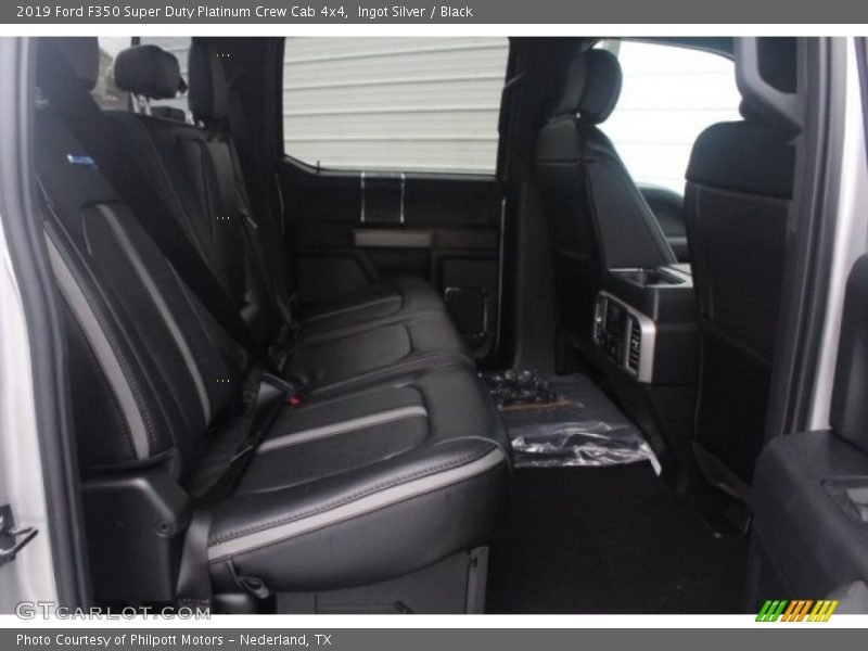 Ingot Silver / Black 2019 Ford F350 Super Duty Platinum Crew Cab 4x4
