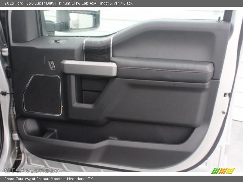 Ingot Silver / Black 2019 Ford F350 Super Duty Platinum Crew Cab 4x4