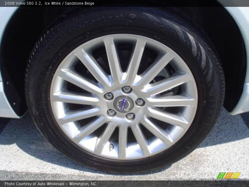 Ice White / Sandstone Beige 2008 Volvo S80 3.2