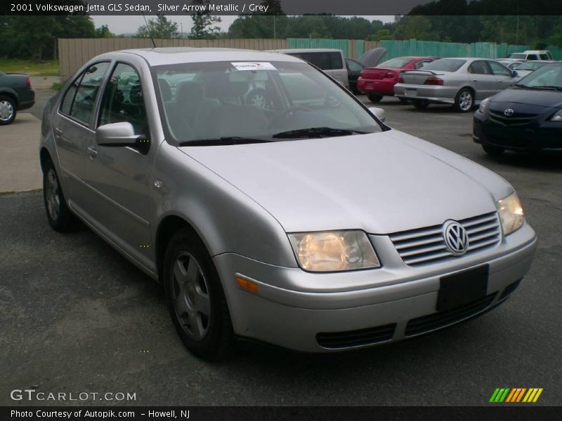 Silver Arrow Metallic / Grey 2001 Volkswagen Jetta GLS Sedan