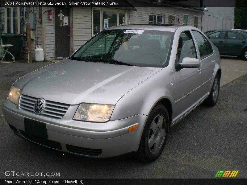 Silver Arrow Metallic / Grey 2001 Volkswagen Jetta GLS Sedan